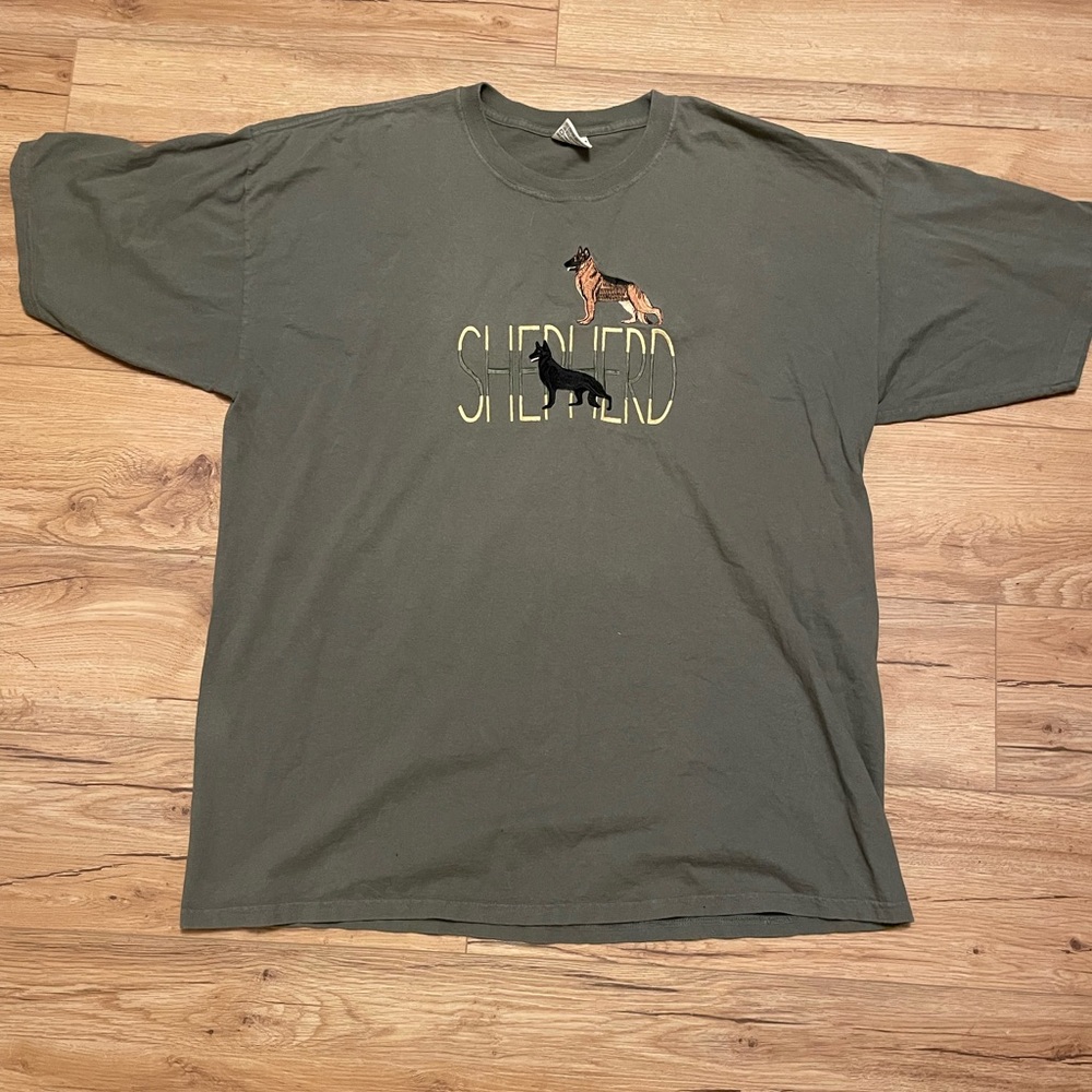 Embroidered German Shepherd Tee